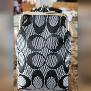 Black and Gray Patterned Bag